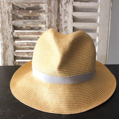 mature ha. / マチュアーハ　ボックスハット BOXED HAT 6.5cm brim grosgrain ribbon 105