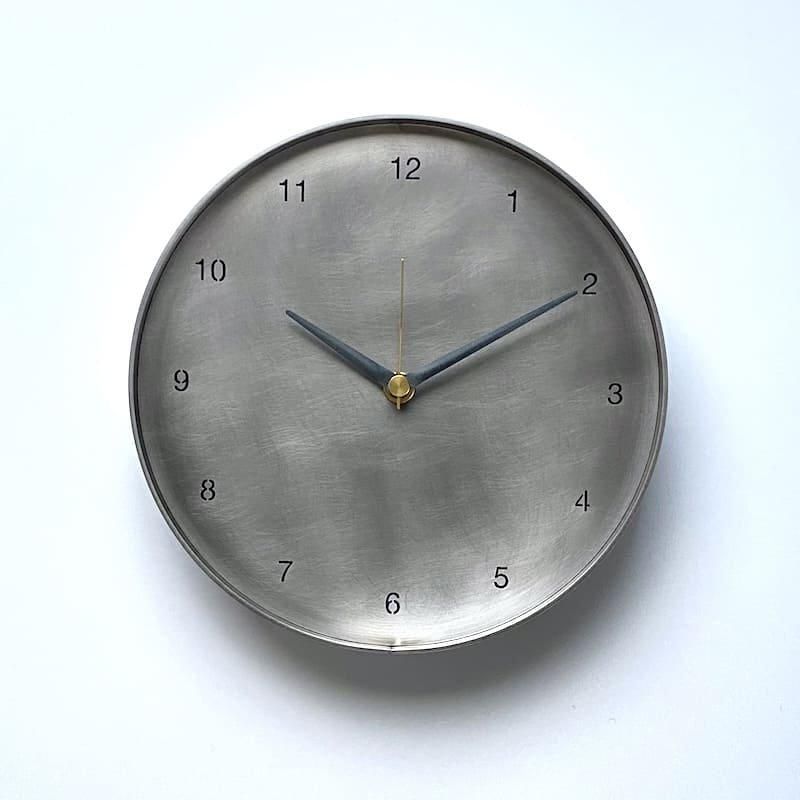 時計(M) ステンレス 数字 フレーム / 壁掛け時計 wall clock stainless