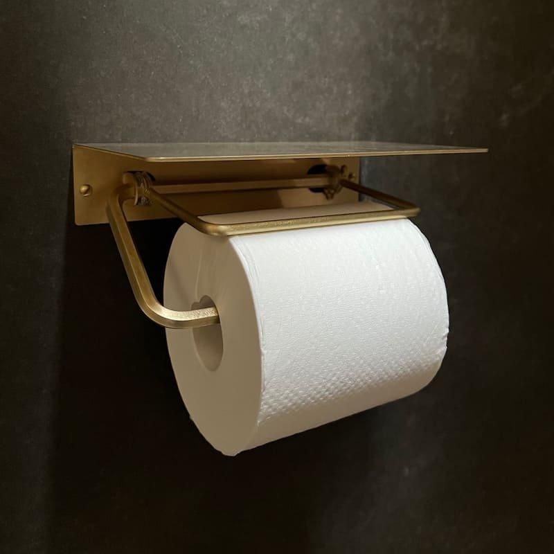 トイペホルダー棚付