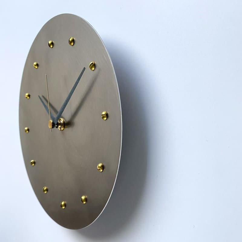 時計(M) ステンレス マイナスネジ / 壁掛け時計 wall clock stainless