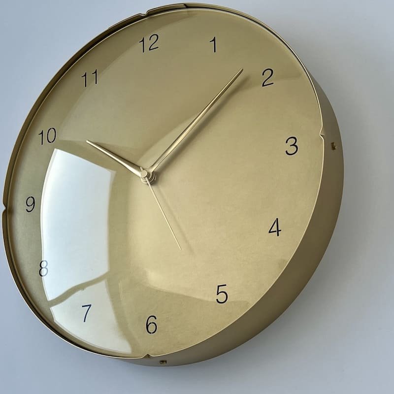 ɡ६饹(28cm)   / wall clock brass number