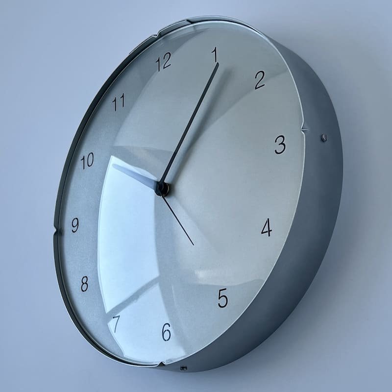 ɡ६饹(28cm)   / wall clock aluminium number