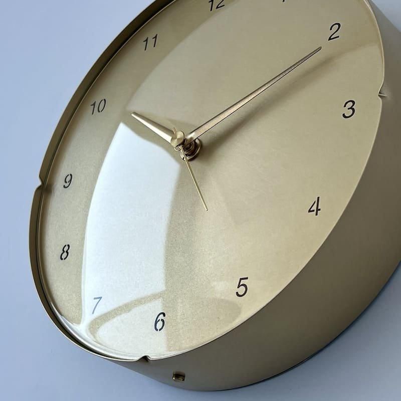 ドームガラス時計 | 壁掛け真鍮時計 直径20cm