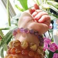 <img class='new_mark_img1' src='https://img.shop-pro.jp/img/new/icons15.gif' style='border:none;display:inline;margin:0px;padding:0px;width:auto;' />来た!高品質!目に見えない運の正体は選択の質とタイミング!内径17センチほとんど10.7ミリ 億女がつなぎました!ドリームコートストレートブレス「選抜粒のみ」ブレス(OC11-11-02)