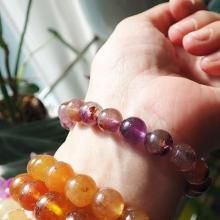 <img class='new_mark_img1' src='https://img.shop-pro.jp/img/new/icons15.gif' style='border:none;display:inline;margin:0px;padding:0px;width:auto;' />激ヤバ高品質!目に見えない運の正体は選択の質とタイミング!内径16センチ およそ9.3から9.6ミリ 億女がつなぎました!ドリームコートストレートブレス「選抜粒のみ」ブレス(OC11-13-03)