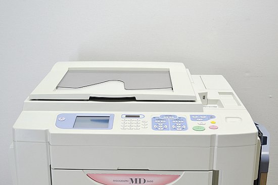 中古印刷機/ダイレクト印刷可/2色刷り可能 RISO/理想科学 RISOGRAPH/リソグラフ MD5650 カウンタ588536枚 - 中古コピー機・ 複合機・プリンターのことならイーコピー