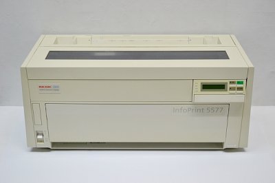 中古ドットプリンター IBM/Ricoh 5577-c02インクリボン無し USB LAN 