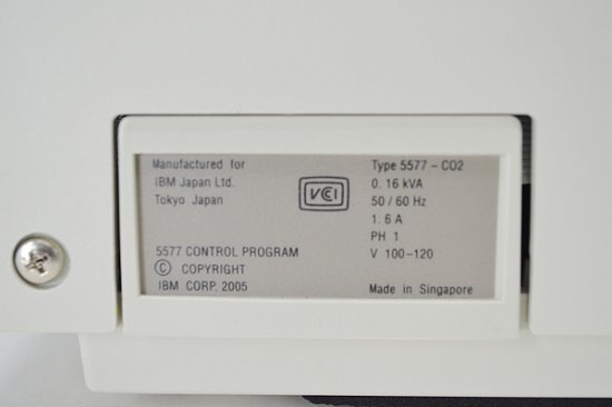 中古ドットプリンター IBM/Ricoh 5577-c02インクリボン無し USB LAN