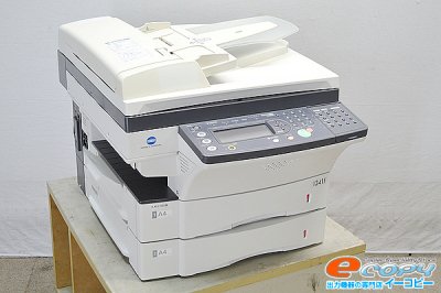 中古B4モノクロコピー機/中古B4モノクロ複合機 KONICA MINOLTA/コニカミノルタ 1341f 132890枚/コピー/FAX - 中古 コピー機・複合機・プリンターのことならイーコピー