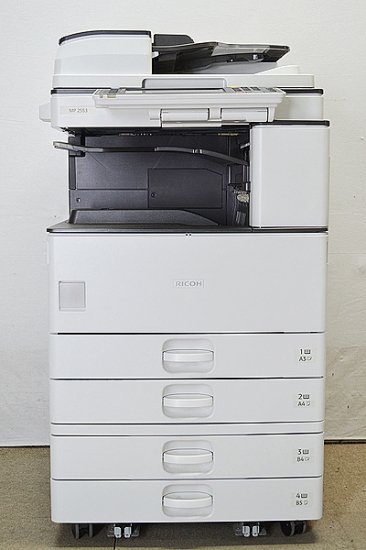 動作品 RICOH リコー モノクロA3複合機 imagio 注文 MP2550rc コピー/FAX機能 4段カセット