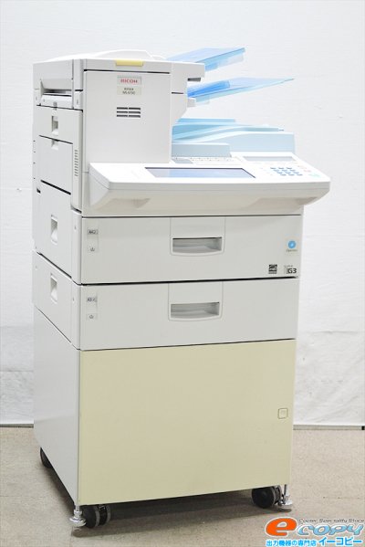 中古a3業務用fax 簡易コピー機能付 Ricoh リコー Rifax Ml4700 枚 専用台付 中古コピー機 複合機 プリンターのことならイーコピー