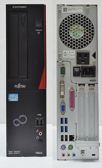 富士通 FUJITSU ESPRIMO D582 G Corei5-3470 HDD500GB 4GBメモリ