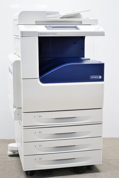 中古A3カラーコピー機/中古A3カラー複合機 FUJI XEROX 富士ゼロックス DocuCentre-V C2263 11509枚 -  中古コピー機・複合機・プリンターのことならイーコピー