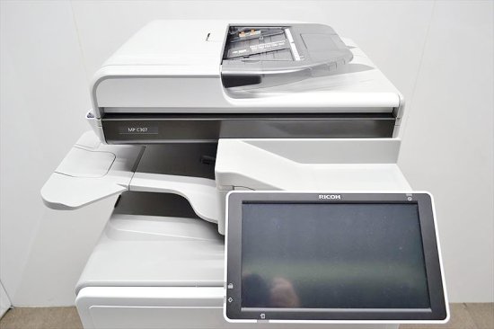 37,624枚/中古A4カラーコピー機 中古A4カラー複合機 リコー/RICOH MP C307 コピー/FAX/プリンタ/スキャナ -  中古コピー機・複合機・プリンターのことならイーコピー