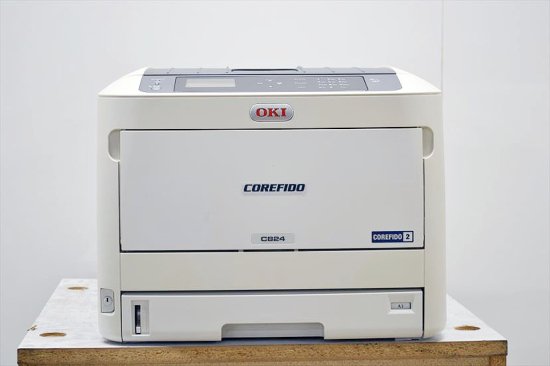 カラーレーザープリンター OKI/COREFIDO C824dnカウンタ8,892枚 【中古】 - 中古コピー機・複合機・プリンターのことならイーコピー