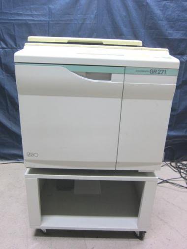 ジャンク品】 中古印刷機RISO（理想科学）RISOGRAPH GR271 - 中古コピー機・複合機・プリンターのことならイーコピー