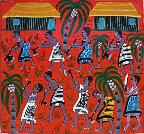 アフリカの絵画 アフリカンアート33 / サファリ | ボー・デコール オンライン