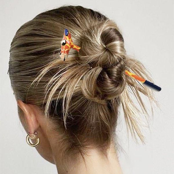 ティンガティンガ・えんぴつ11 チーター（イエロー）木製 ハンド