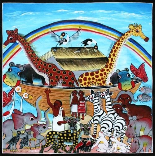 【原画】ボタニカルラインアート約24cm x 24cm 北欧テイスト　ギフト ELOISE RENOUF | BLUE LEAVES | A4 アートプリント/ポスター