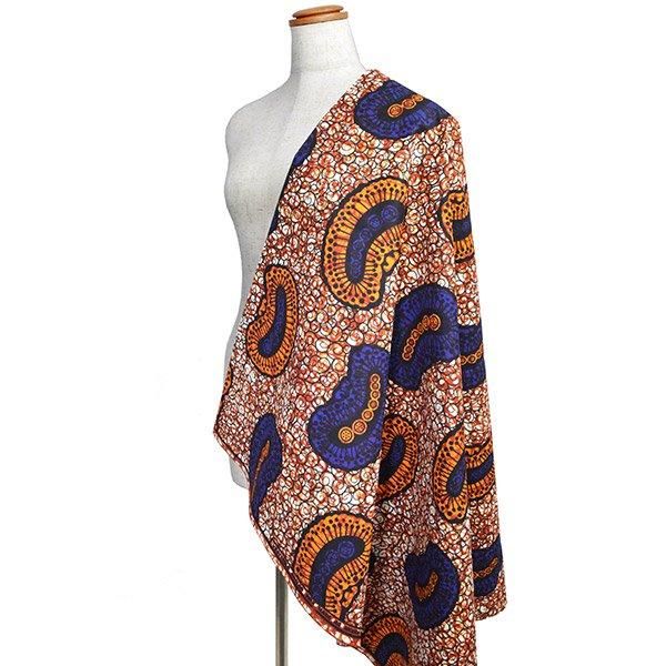 新柄！】アフリカンプリント布 キテンゲ◇ハイクオリティ◇ 110K-69