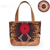 ティンガティンガ・アート 7225「フラミンゴのラインダンス～ブルー