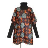 木彫りマスクお面 44マサイ Lアフリカンマホガニー製木彫職人