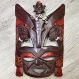 アフリカン　マスク　彫刻　4点セット　オブジェ　 お面　アフリカ　アート アフリカン マスク 彫刻 4点セット オブジェ お面 アフリカ アート