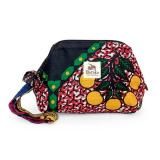 <img class='new_mark_img1' src='https://img.shop-pro.jp/img/new/icons15.gif' style='border:none;display:inline;margin:0px;padding:0px;width:auto;' />マルチモバイルポーチ 18<BR>(グリーン×レッド)<BR>自立型ガジェットポーチ ふわふわ中綿入り<BR>『ニッポンの技×アフリカの色』 一点もの