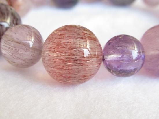 スーパーセブン 15mm玉、11mm玉使用 ブレスレット 商品番号：SS-1