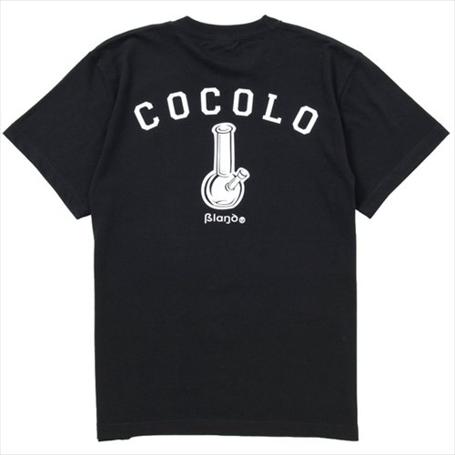 COCOLO BLAND (ココロブランド) / BACK BONG S/S TEE . BLACK