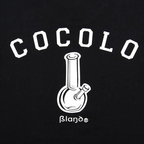 COCOLO BLAND (ココロブランド) / BACK BONG S/S TEE . BLACK