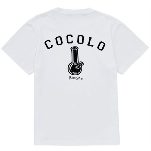 COCOLO BLAND (ココロブランド) / BACK BONG S/S TEE . WHITE