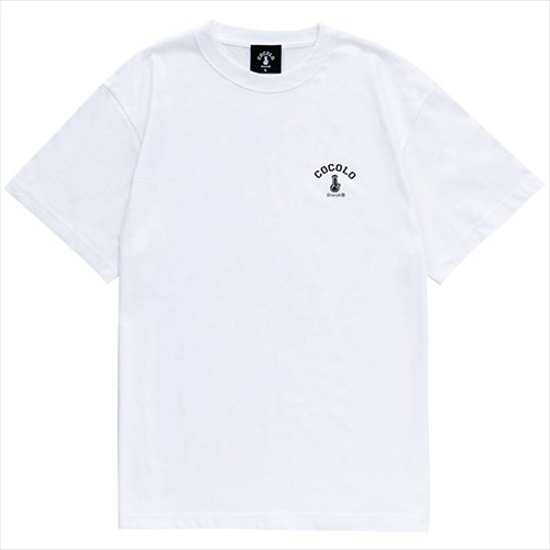 COCOLO BLAND (ココロブランド) / BACK BONG S/S TEE . WHITE