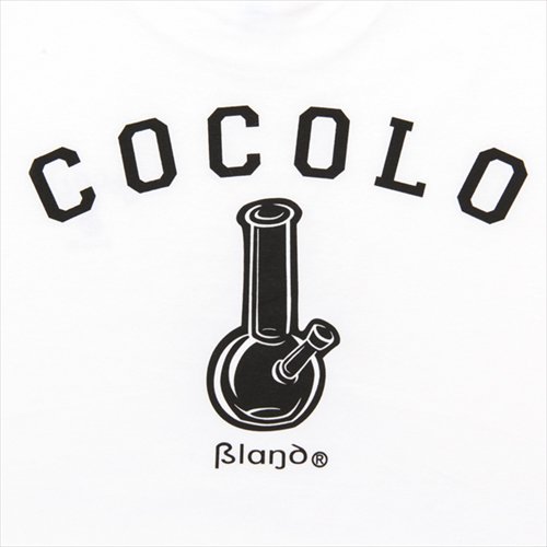 COCOLO BLAND (ココロブランド) / BACK BONG S/S TEE . WHITE