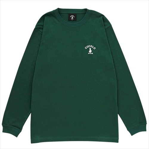 COCOLO BLAND (ココロブランド) / BACK BONG L/S TEE . IVY GREEN