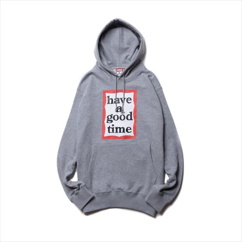 have a good time (ハブアグッドタイム) / FRAME PULLOVER HOODIE . HEATHER GRAY