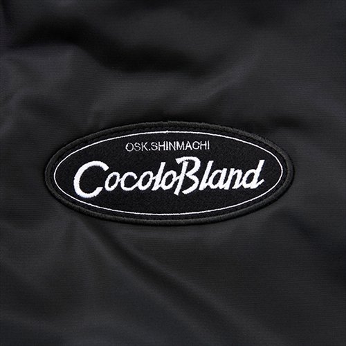 COCOLO BLAND (ココロブランド) / CURSIVE LOGO STDIUM JKT . BLACK