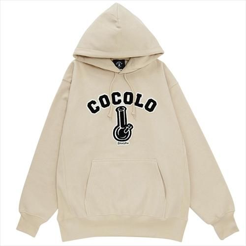 COCOLO BLAND (ココロブランド) / PILE WAPPEN BONG HOOD . SAND