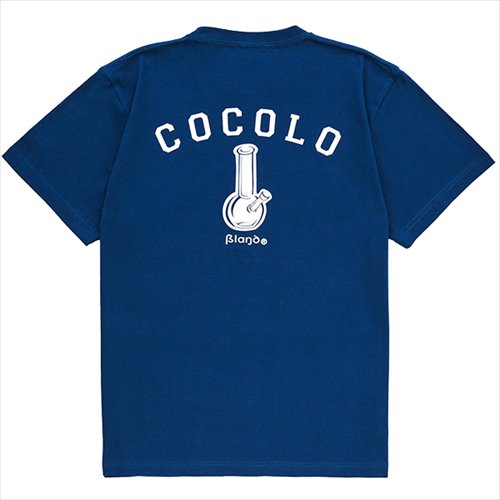 COCOLO BLAND (ココロブランド) / BACK BONG S/S TEE . CLASSIC BLUE