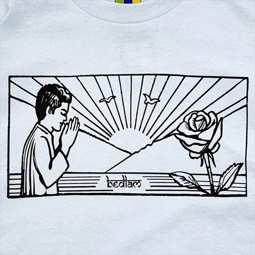 BEDLAM (ベドラム) / Joy T-Shirt . Powder Blue