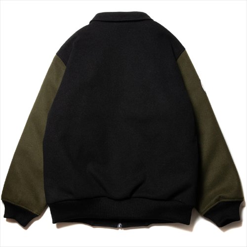 HORFEE PATCH 2TONE JACKET BLACK/MILITARY GREEN / have ...