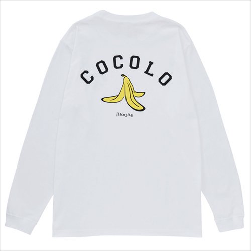 COCOLO BLAND (ココロブランド) / BANANA L/S . WHITE