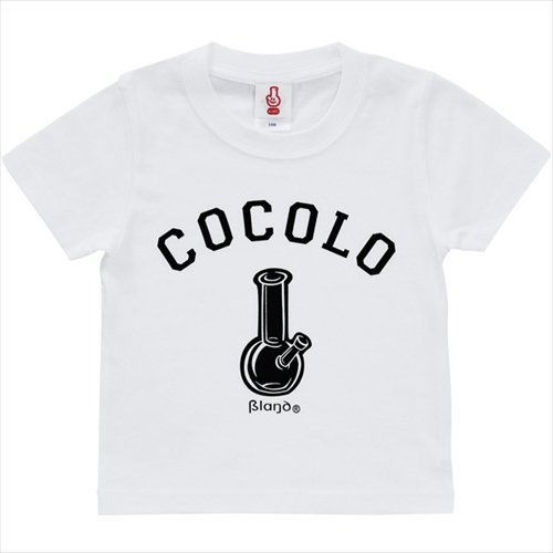 COCOLO BLAND (ココロブランド) / KIDS BONG S/S TEE . WHITE