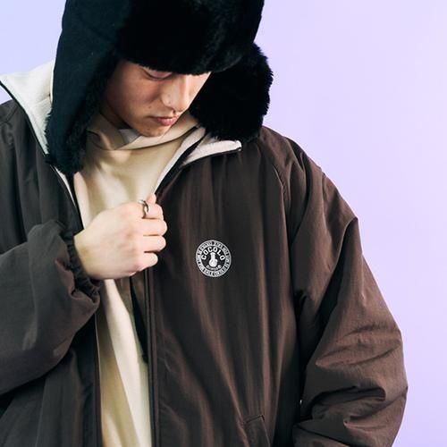 COCOLO BLAND (ココロブランド) / REVERSIBLE BONG FLEECE JKT . BROWN