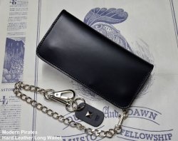 [ Modern Pirates ] Hard Leather Long Wallet