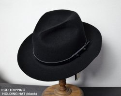 [ EGO TRIPPING ] ۡǥ󥰥ϥå  / HOLDING HAT(black)