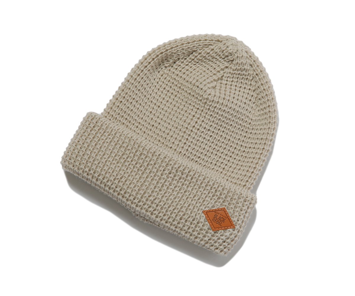 RUDE GALLERY BLACK REBEL ] ワッフルニットキャップ/ WAFFLE KNIT CAP