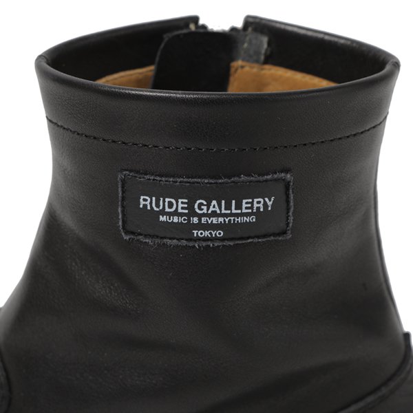 RUDE GALLERY ] サイドジップブーツ / SIDE ZIP BOOTS (black 