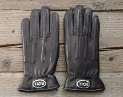 [ ROLL ] ⡼륰 / Motorcycle Gloves (/ black )