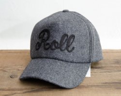 [ ROLL ] メルトンキャップ / Melton Cap 「Roll」 (gray) 